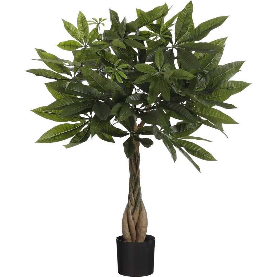 Mica Decorations - Pachira Kunstplant - H60 x Ø60 cm - Groen afbeelding 1