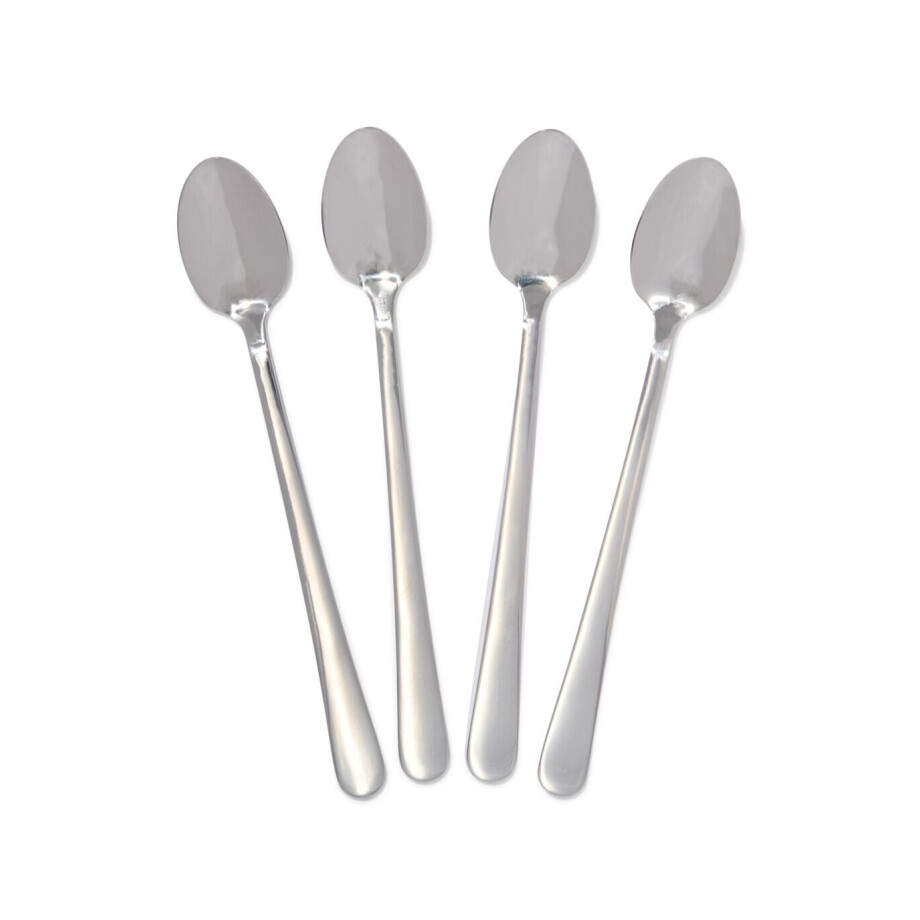 HEMA HEMA Lange Lepels 19cm Sydney - 4 Stuks (zilver) afbeelding 1