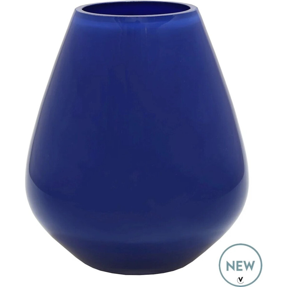Vaas Tasman | Small | Bright blue | Ø18 x H20 cm Vaas Tasman | Small | Bright blue | Ø18 x H20 cm afbeelding 1