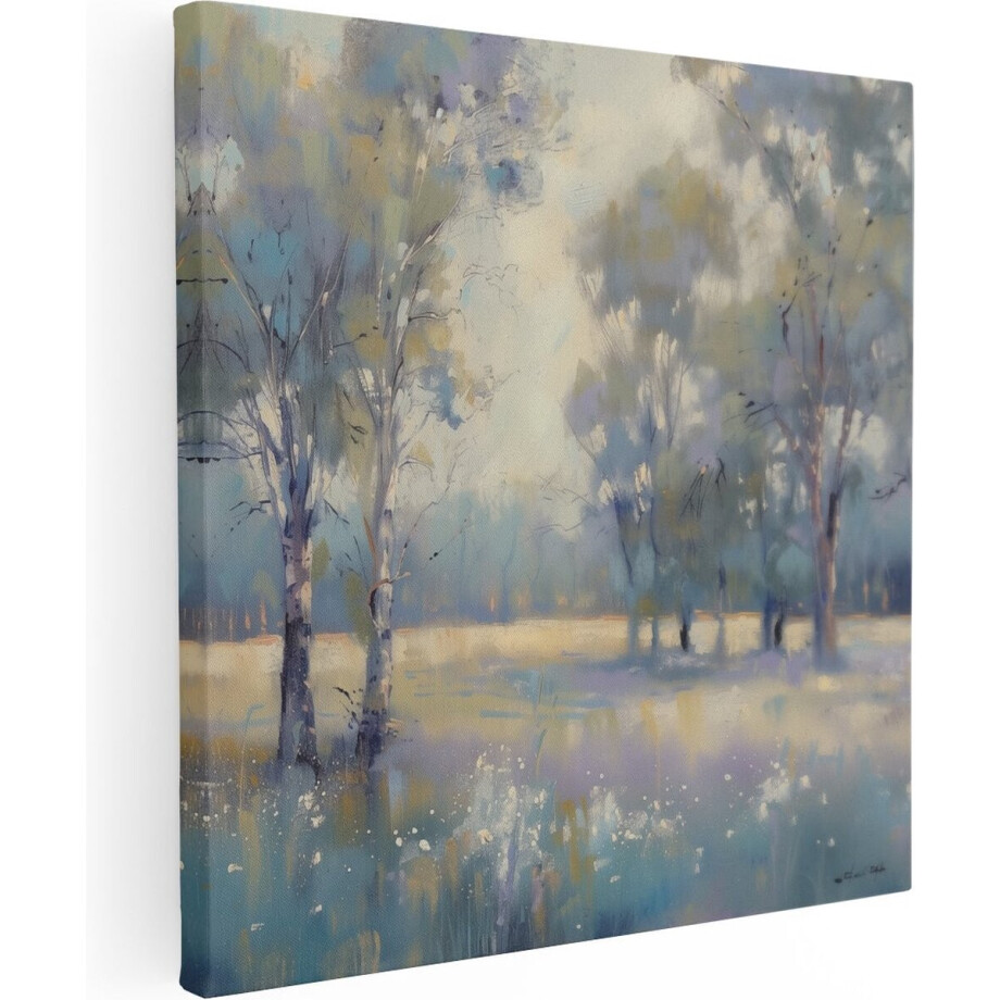 Artaza Canvas Schilderij Boom - 30x30 cm - Klein - Wanddecoratie Abstract - Muurdecoratie Landschap - Kamer Accessoires Natuur Artaza Canvas Schilderij Boom - 30x30 cm - Klein - Wanddecoratie Abstract - Muurdecoratie Landschap - Kamer Accessoires Natuur afbeelding 1