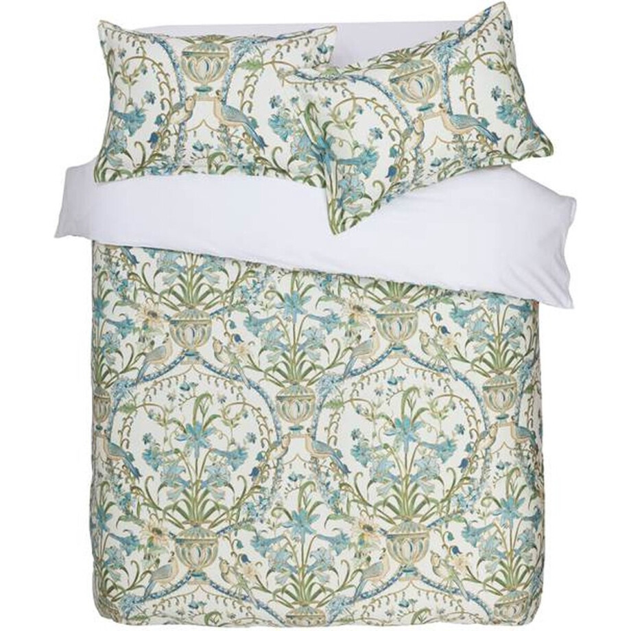 M.M Linen Augusta Dekbedovertrek - Lits-jumeaux - 240x200/220 cm - Gebroken Wit M.M Linen Augusta Dekbedovertrek - Lits-jumeaux - 240x200/220 cm - Gebroken Wit afbeelding 1