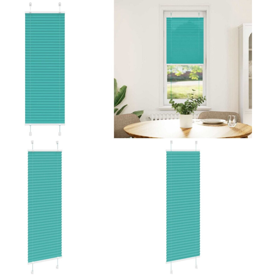 vidaXL Plisségordijn 45x100 cm stofbreedte 44,4 cm polyester - Plisségordijn - Geplooide Jaloezieën - Geplooide Zonwering - Plisse Blind vidaXL Plisségordijn 45x100 cm stofbreedte 44,4 cm polyester - Plisségordijn - Geplooide Jaloezieën - Geplooide Zonwering - Plisse Blind afbeelding 1