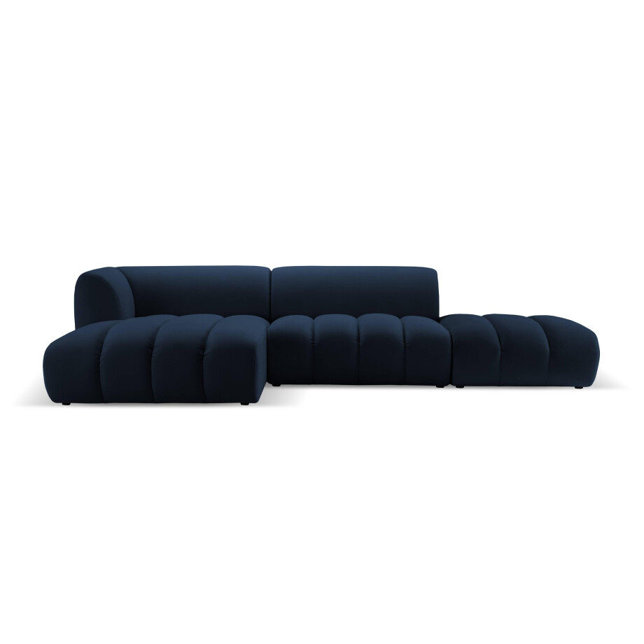 5-zits hoekbank Harry links open velvet | Micadoni afbeelding 1