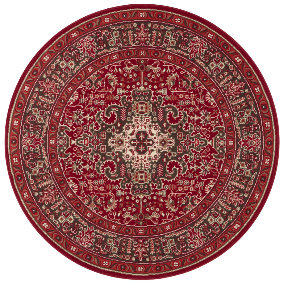 Vloerkleed Skazar Isfahan rond | Nouristan afbeelding 1