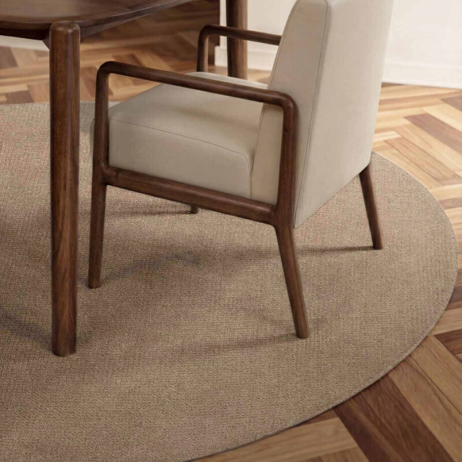 Vloerkleed Croom Rond - Beige Xcm - Wol - Dekbed-Discounter.nl Vloerkleed Croom Rond - Beige Xcm - Wol - Dekbed-Discounter.nl afbeelding
