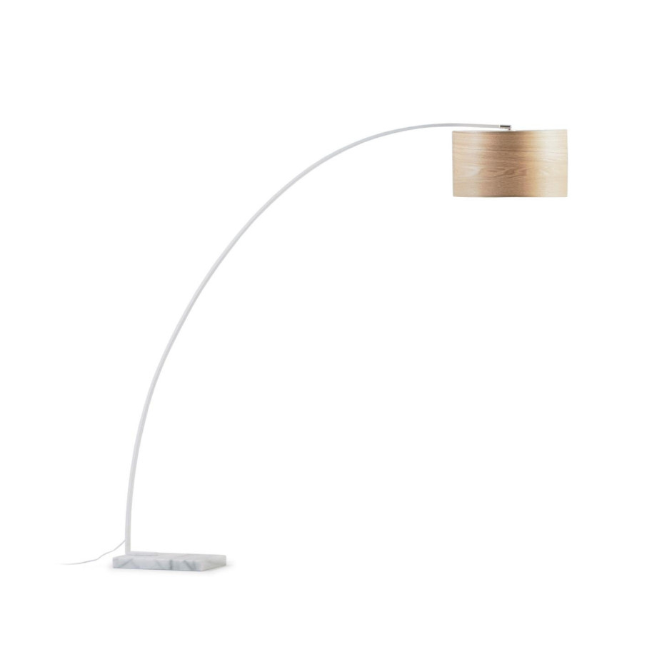 Kave Home Vloerlamp 'Juhe' kleur Naturel afbeelding 1