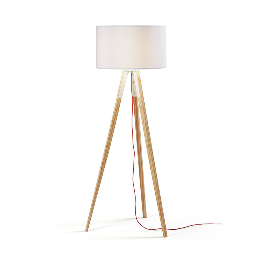 Kave Home Vloerlamp 'Iguazu' kleur Wit afbeelding 