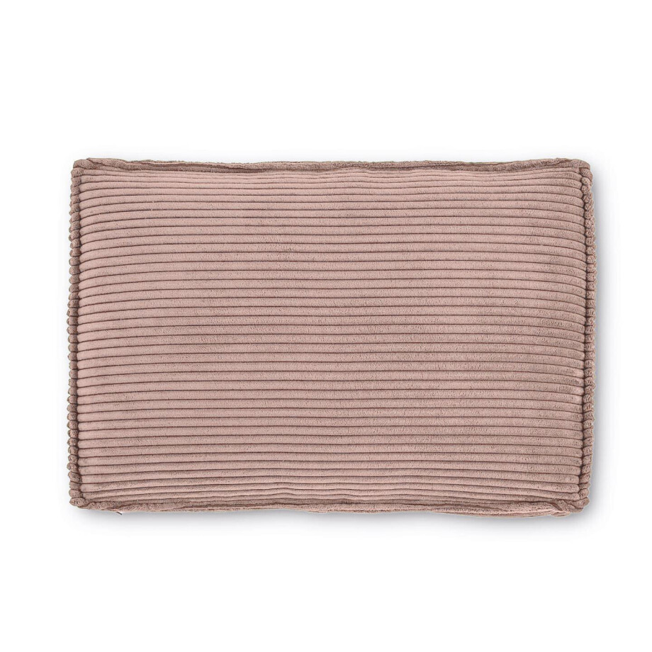 Kave Home Kussen 'Blok' Rib, 40 x 60cm, kleur Roze afbeelding 1