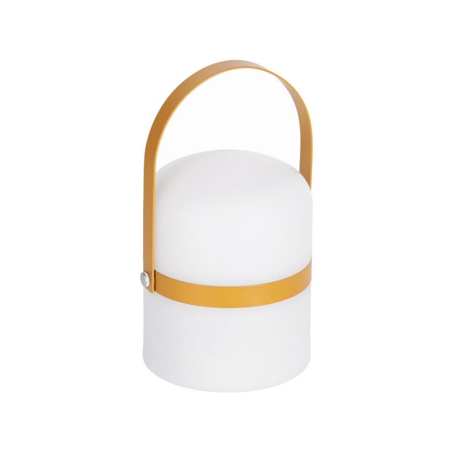 Kave Home Tafellamp 'Ridley' LED, oplaadbaar, kleur Mosterdgeel Kave Home Tafellamp 'Ridley' LED, oplaadbaar, kleur Mosterdgeel afbeelding 1