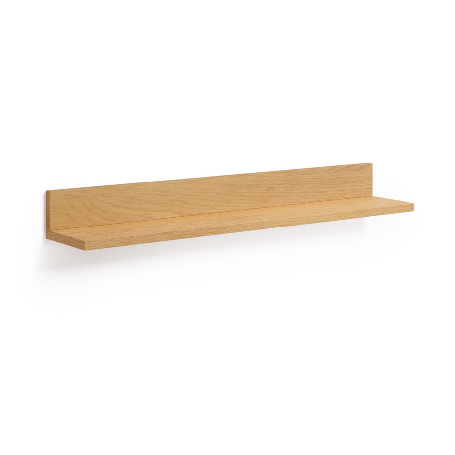 Kave Home Wandplank 'Abilen' Eiken, 80cm, kleur Naturel Kave Home Wandplank 'Abilen' Eiken, 80cm, kleur Naturel afbeelding
