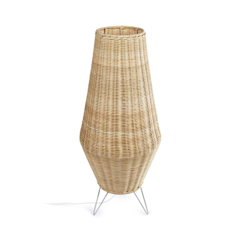Kave Home Tafellamp 'Kamaria' 71cm, Rotan afbeelding 1
