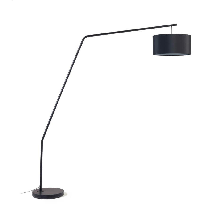 Kave Home Vloerlamp 'Ciana' kleur Zwart Kave Home Vloerlamp 'Ciana' kleur Zwart afbeelding 1