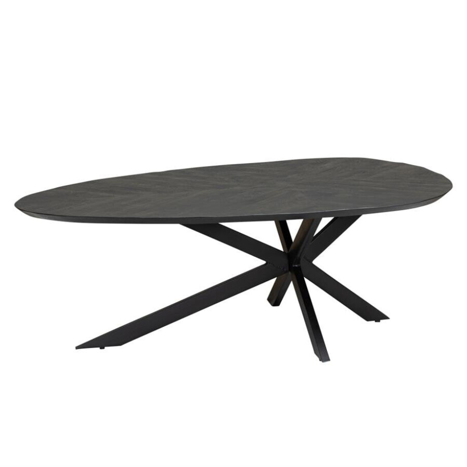 Tower Living Organische Salontafel 'Pianella' Mangohout, 130 x 80cm, kleur Zwart afbeelding 1