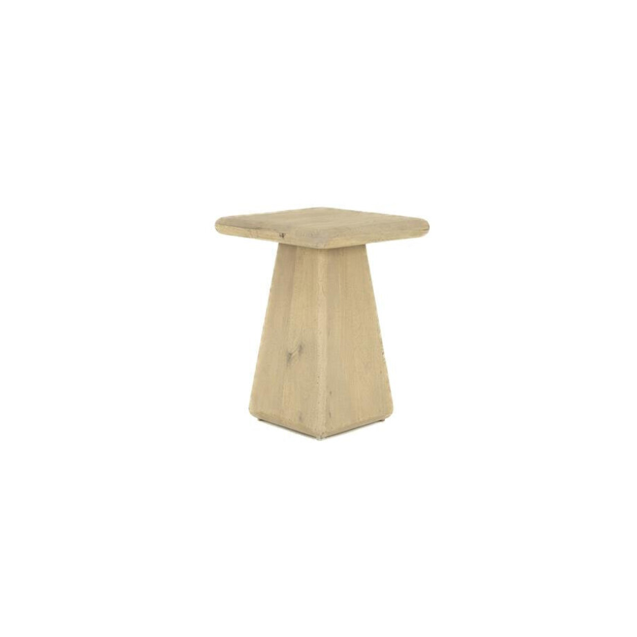 Tower Living Vierkante Bijzettafel 'Asti' Mangohout, 40 x 40cm, kleur Naturel Tower Living Vierkante Bijzettafel 'Asti' Mangohout, 40 x 40cm, kleur Naturel afbeelding 1