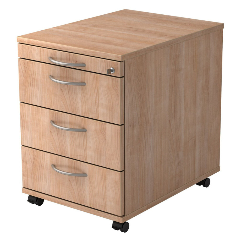 SIGNA AC30 BM - Rolcontainer Walnoot Metalen handgreep SIGNA AC30 BM - Rolcontainer Walnoot Metalen handgreep afbeelding 1