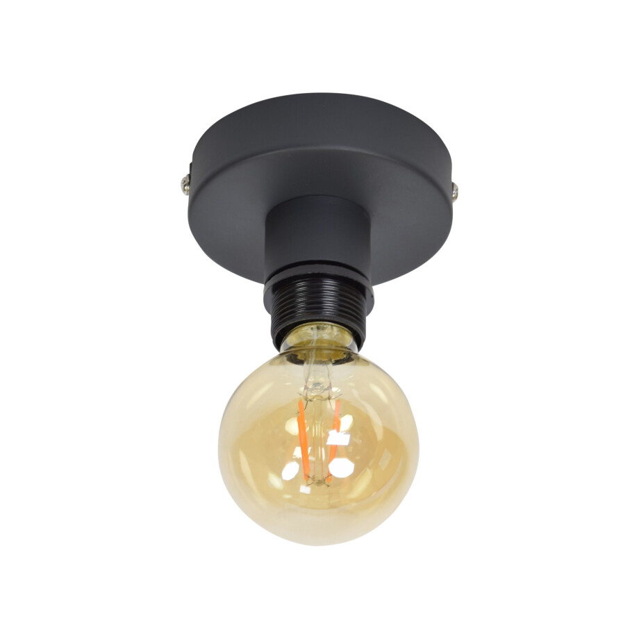 Urban Interiors plafondlamp 'Single', kleur Vintage Black Urban Interiors plafondlamp 'Single', kleur Vintage Black afbeelding 1