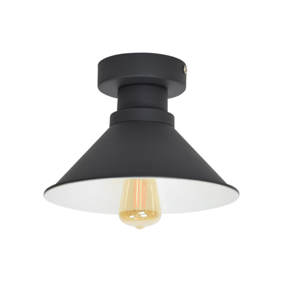 Urban Interiors plafondlamp 'Dock' Ø22cm, kleur Vintage Black Urban Interiors plafondlamp 'Dock' Ø22cm, kleur Vintage Black afbeelding 1