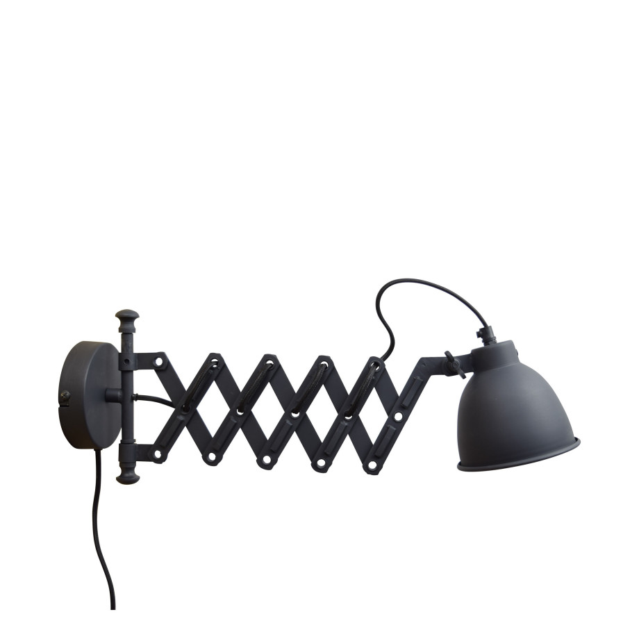 Urban Interiors wandlamp 'Harmonica' Ø12cm, kleur Vintage Black afbeelding 1