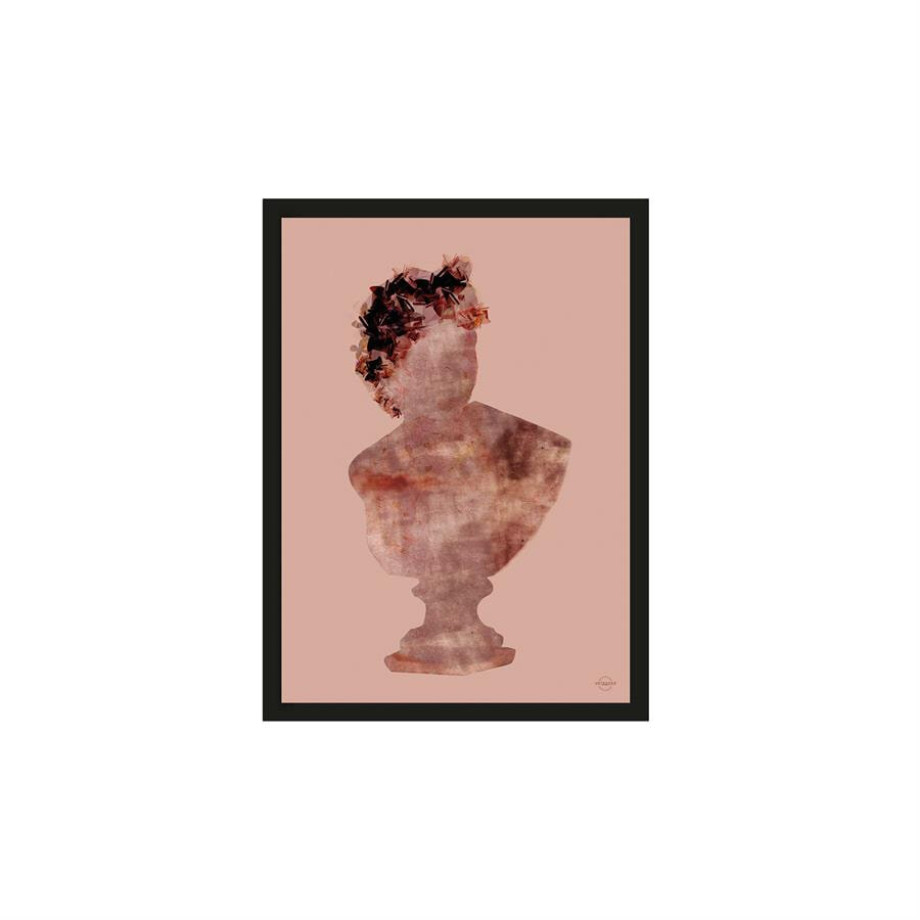 Urban Cotton Artprint 'Eroded Roman Sculpture' 40 x 50cm afbeelding 