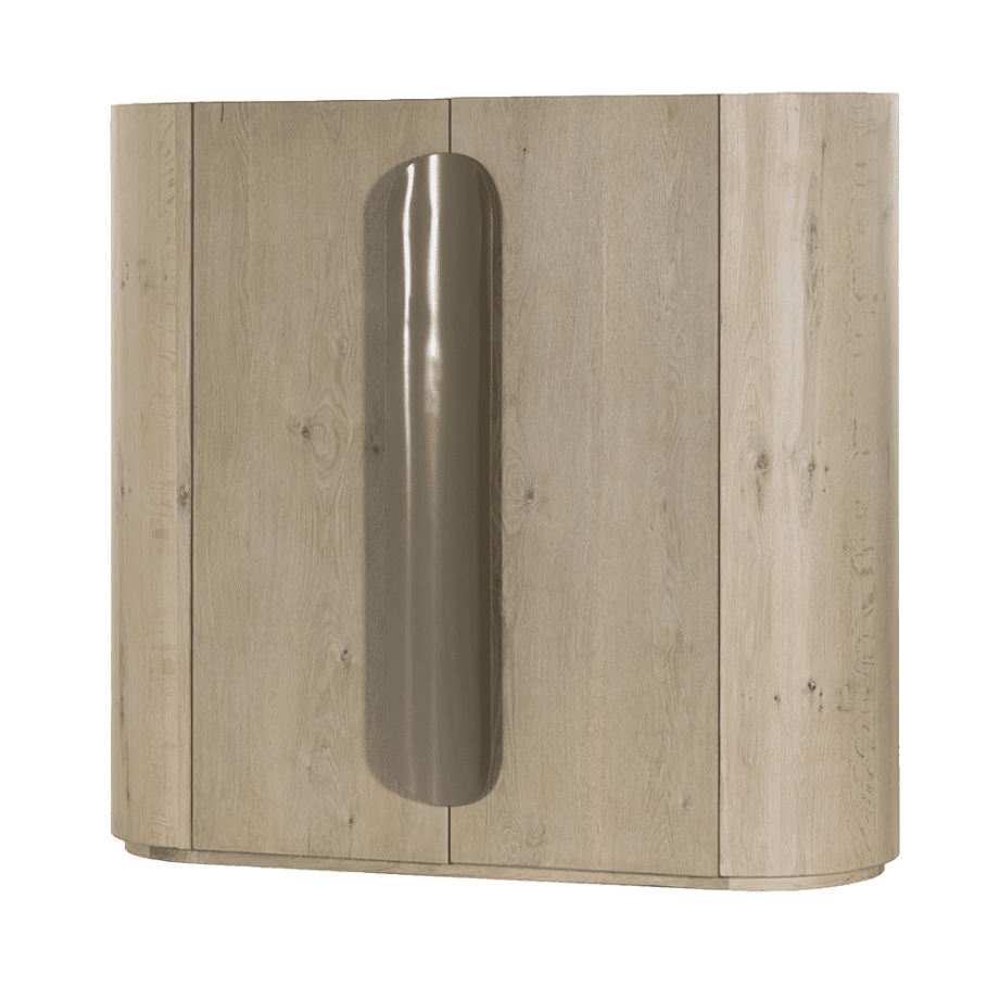 Tower Living Opbergkast 'Allure' Eiken, 140 x 150cm, kleur Whitewash afbeelding 1