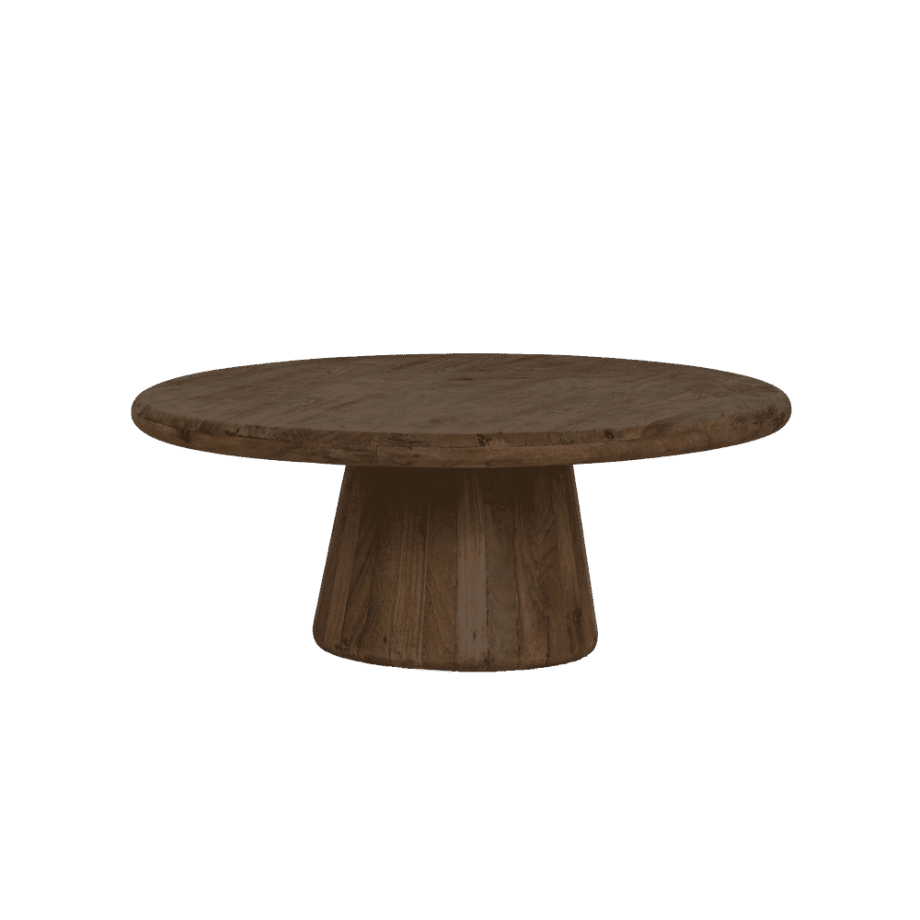 Tower Living Ronde Salontafel 'Asti' Mangohout, 90cm, kleur Bruin afbeelding 1