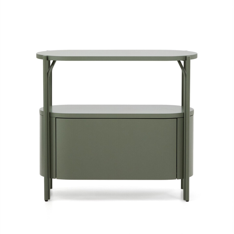 Kave Home Badkamermeubel 'Arely' 90 x 40cm, kleur Donkergroen afbeelding 1