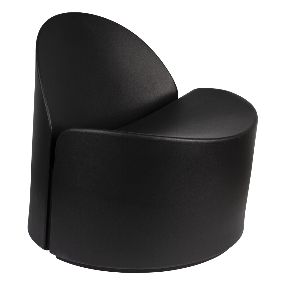 Zuiver Outdoor Fauteuil 'Bloom' kleur Zwart Zuiver Outdoor Fauteuil 'Bloom' kleur Zwart afbeelding 1