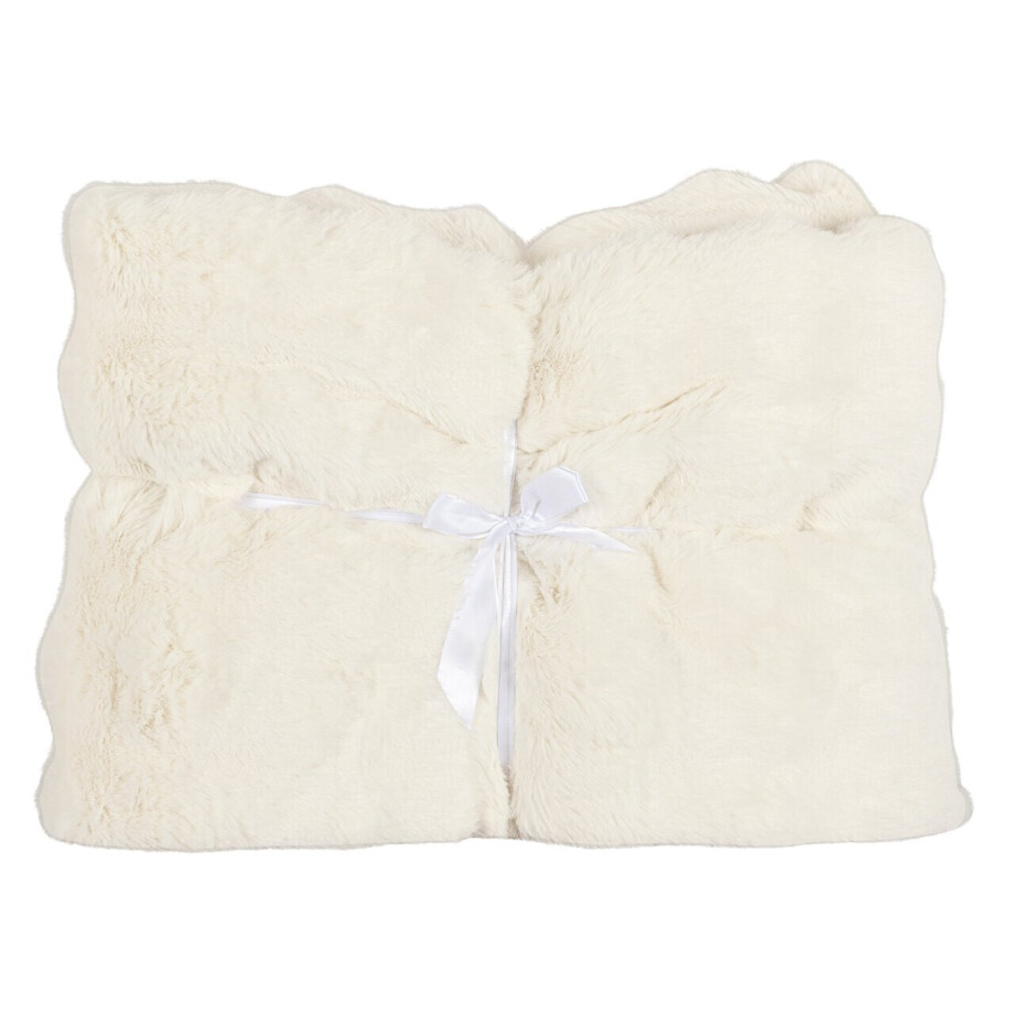 Richmond Plaid 'Nassim' Furry, kleur Wit Richmond Plaid 'Nassim' Furry, kleur Wit afbeelding 1
