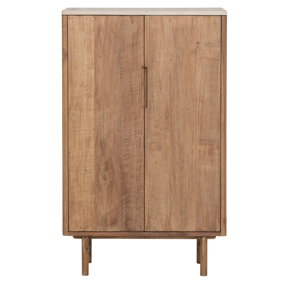 DTP Home Opbergkast 'Bliss' Mortex Teakhout, 130 x 80cm afbeelding 