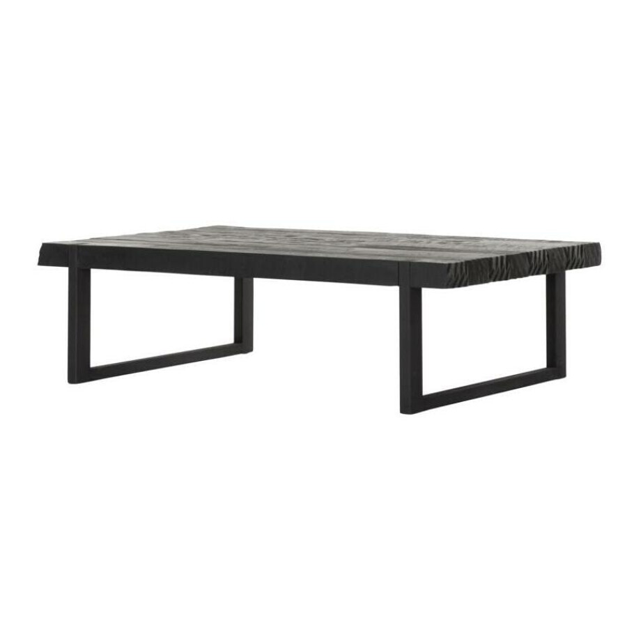 DTP Home Salontafel 'Beam' Teakhout, 120 x 80cm, kleur Zwart DTP Home Salontafel 'Beam' Teakhout, 120 x 80cm, kleur Zwart afbeelding 1