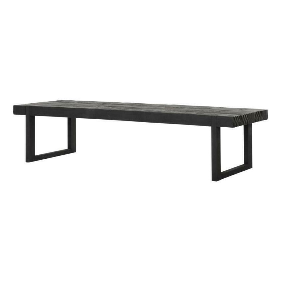 DTP Home Salontafel 'Beam' Teakhout, 150 x 50cm, kleur Zwart afbeelding 1