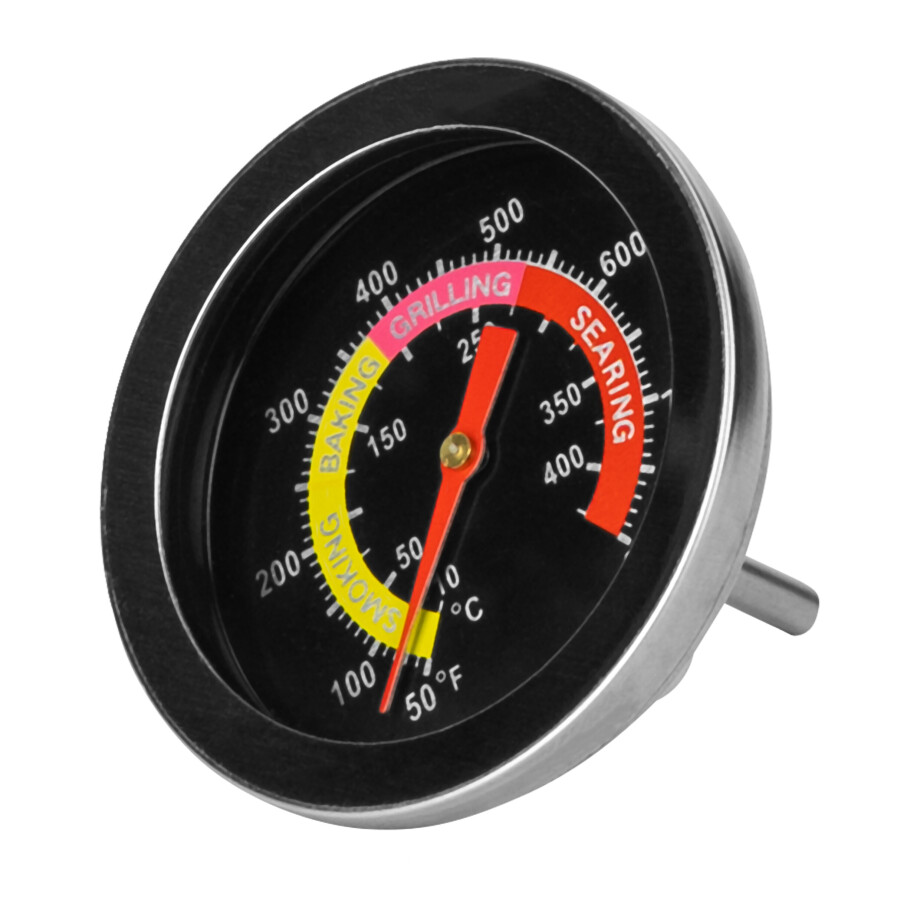 Krumble Barbecuethermometer - ø5 cm - Tot 400 graden - RVS afbeelding 1