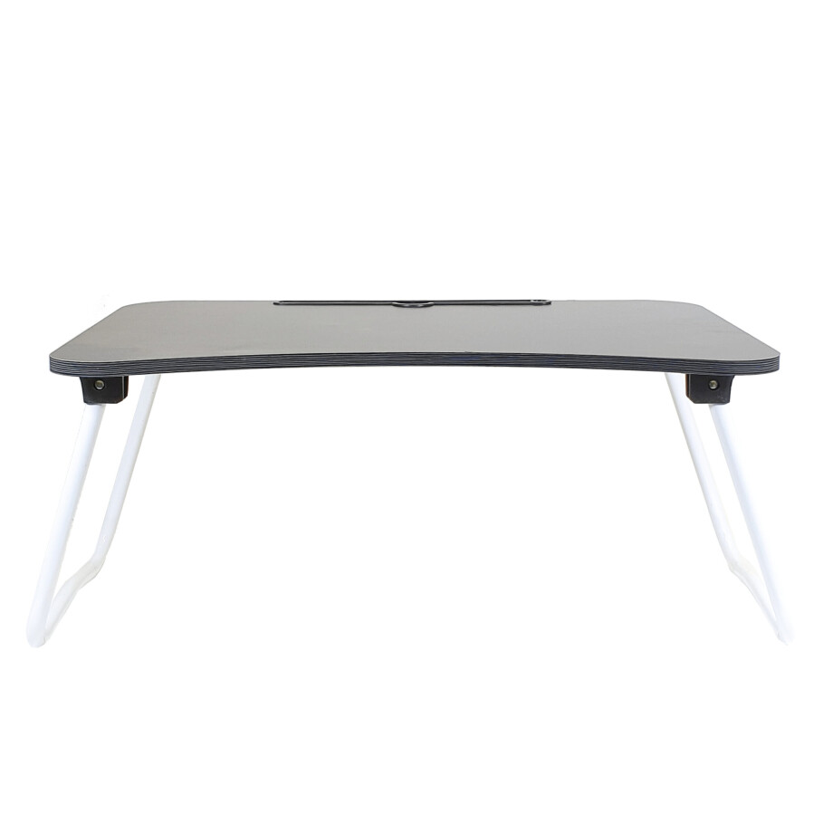 QUVIO Bedtafel voor laptop, onbijt of boek - Uitklapbaar - Zwart QUVIO Bedtafel voor laptop, onbijt of boek - Uitklapbaar - Zwart afbeelding 1
