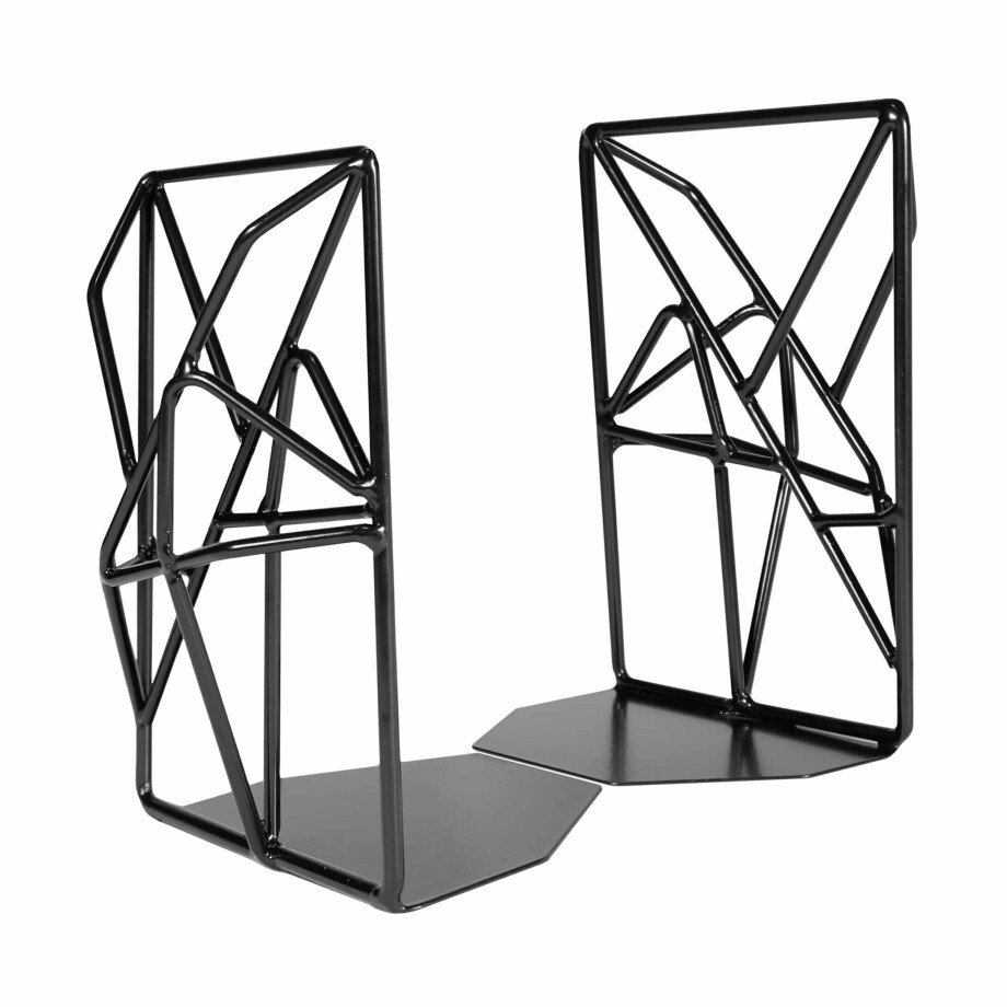 QUVIO Boekensteunen set van 2 - 8 x 12 x 18 cm afbeelding 1