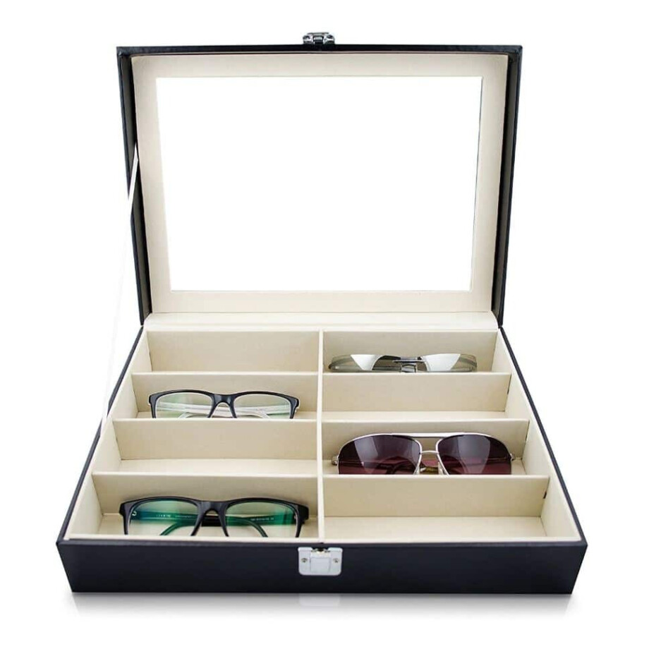 Aretica Zonnebrillen opbergbox / brillendoos - 8 brillen afbeelding 1