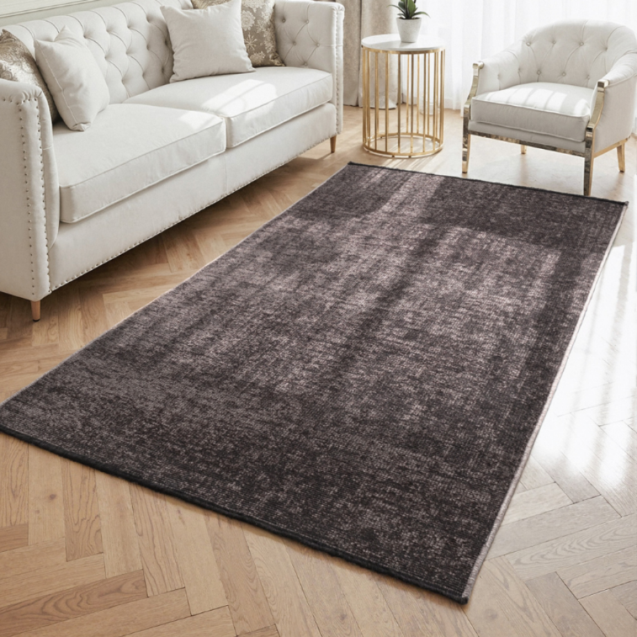 Vloerkleed Brilliance - Bruin 150x80cm - Polypropyleen - Dekbed-Discounter.nl Vloerkleed Brilliance - Bruin 150x80cm - Polypropyleen - Dekbed-Discounter.nl afbeelding 1