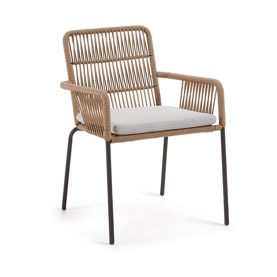 Kave Home Tuinstoel 'Samanta', kleur Beige Kave Home Tuinstoel 'Samanta', kleur Beige afbeelding 1
