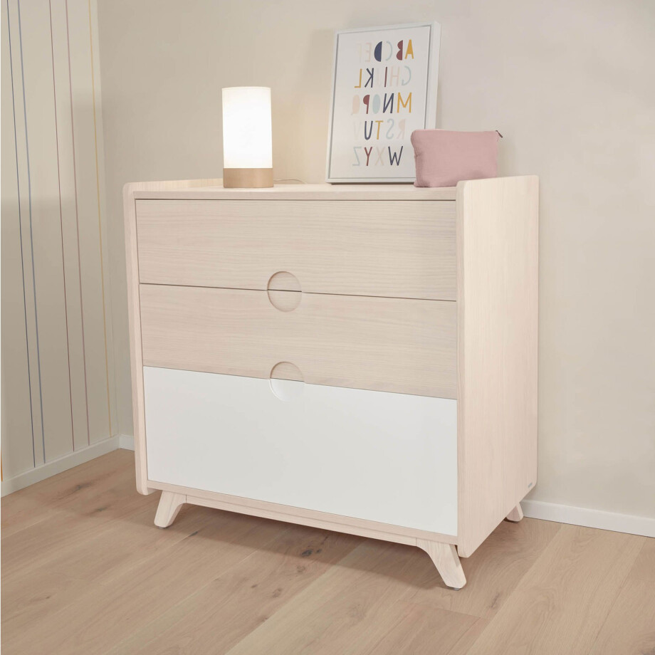Kave Home Commode 'Nunila' Essenhout, kleur Naturel Kave Home Commode 'Nunila' Essenhout, kleur Naturel afbeelding 1