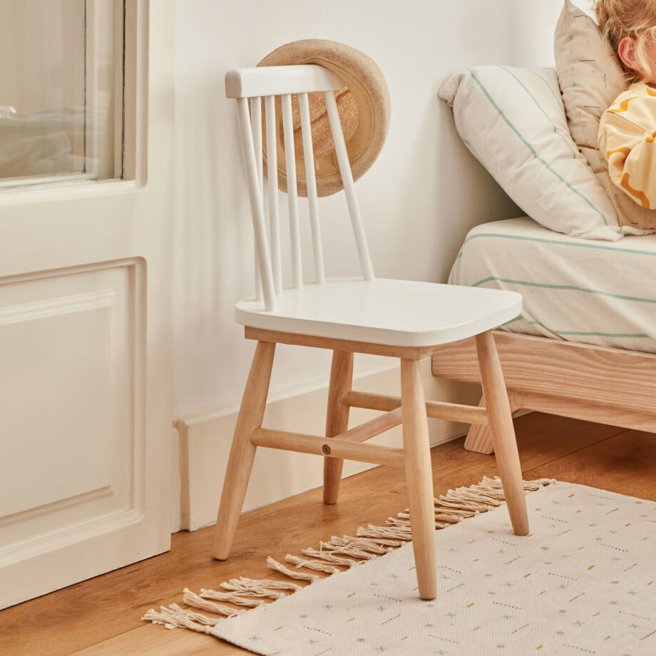 Kave Home Kinderstoel 'Tressia' kleur Wit Kave Home Kinderstoel 'Tressia' kleur Wit afbeelding 1