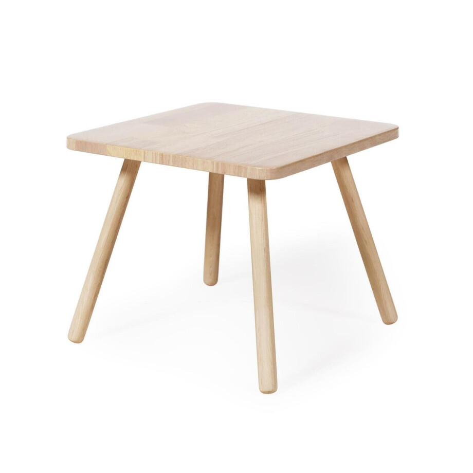 Kave Home Tafeltje 'Dilcia' 55 x 55cm, kleur Naturel afbeelding 1