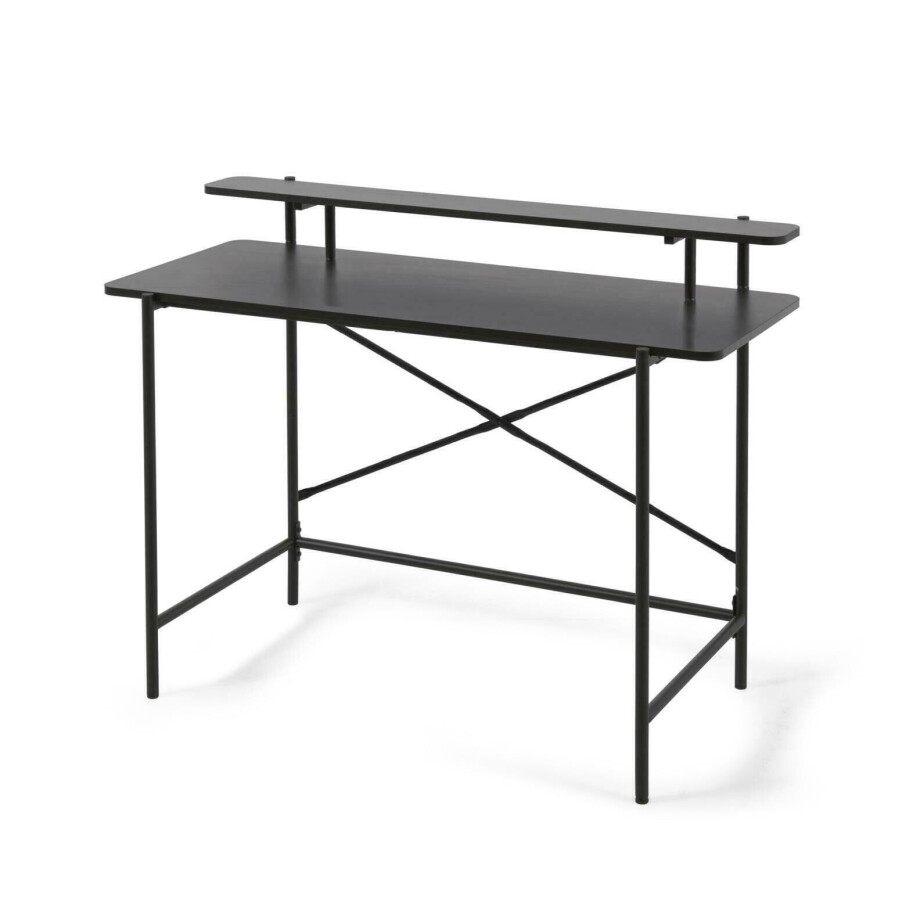 Kave Home Bureau 'Galatia' 120 x 65cm, kleur Zwart Kave Home Bureau 'Galatia' 120 x 65cm, kleur Zwart afbeelding 1