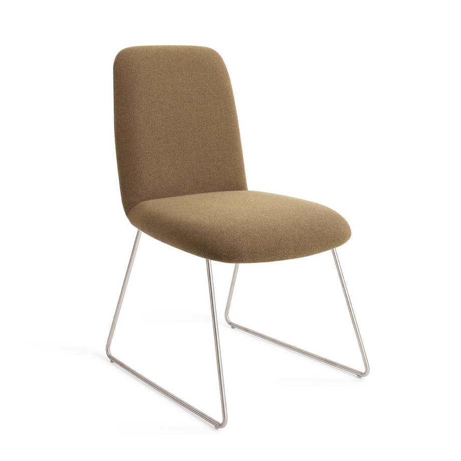 Jesper Home Eetkamerstoel 'Taiwa' Slide Steel, kleur Willow afbeelding 1