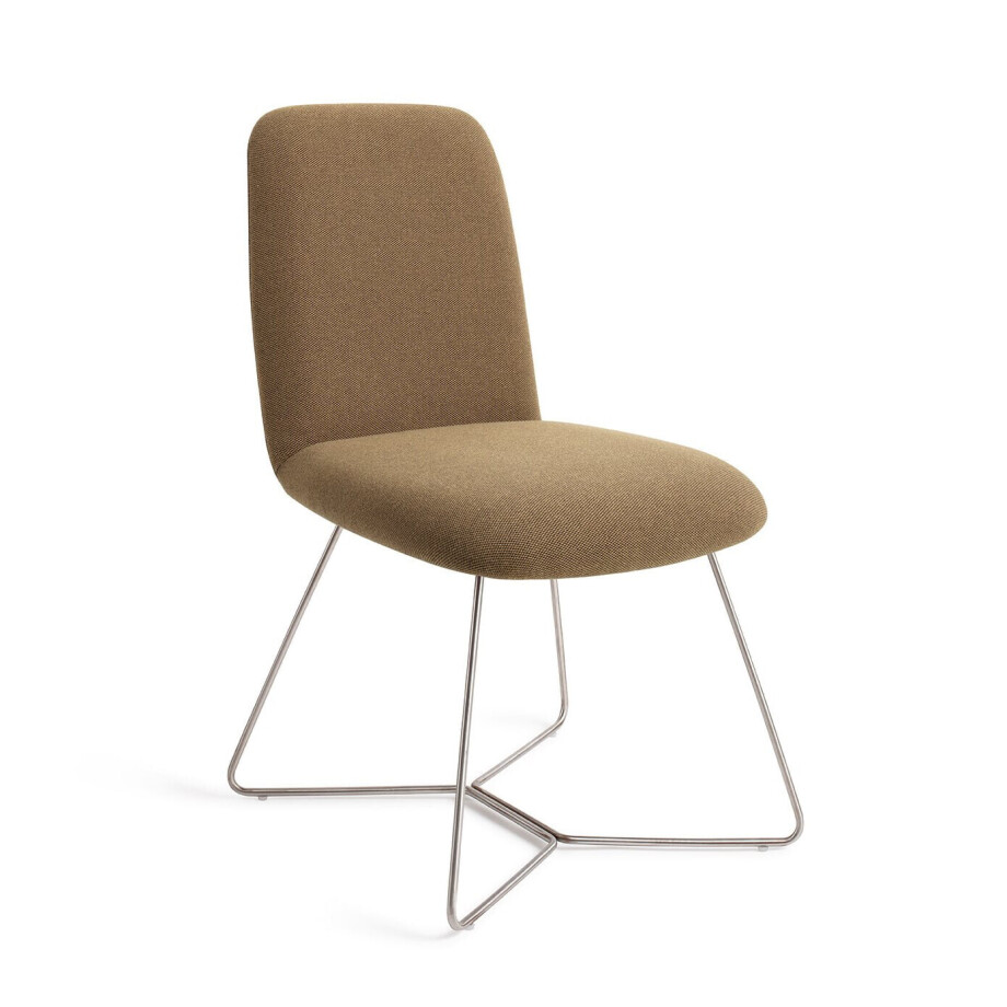 Jesper Home Eetkamerstoel 'Taiwa' Beehive Steel, kleur Willow afbeelding 1