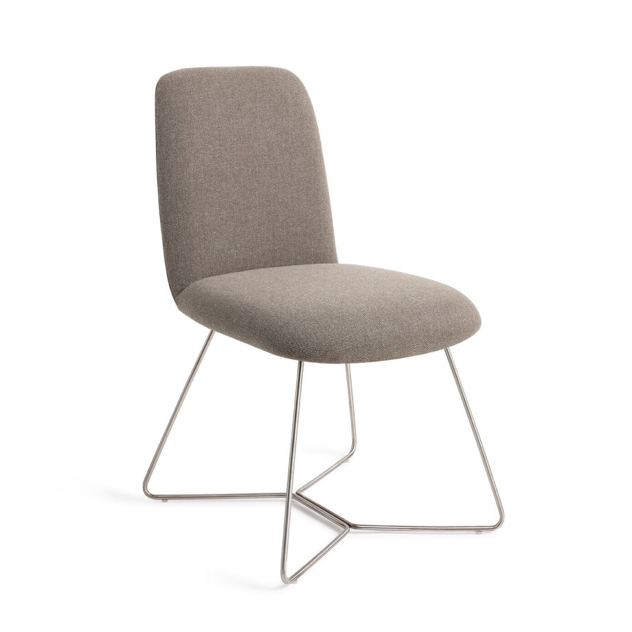 Jesper Home Eetkamerstoel 'Taiwa' Beehive Steel, kleur Foggy Fusion afbeelding 1