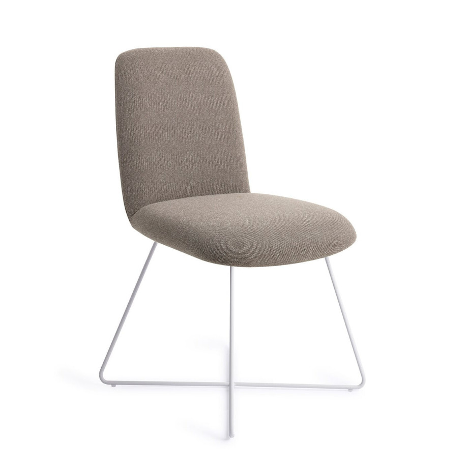 Jesper Home Eetkamerstoel 'Taiwa' Cross White, kleur Foggy Fusion afbeelding 1