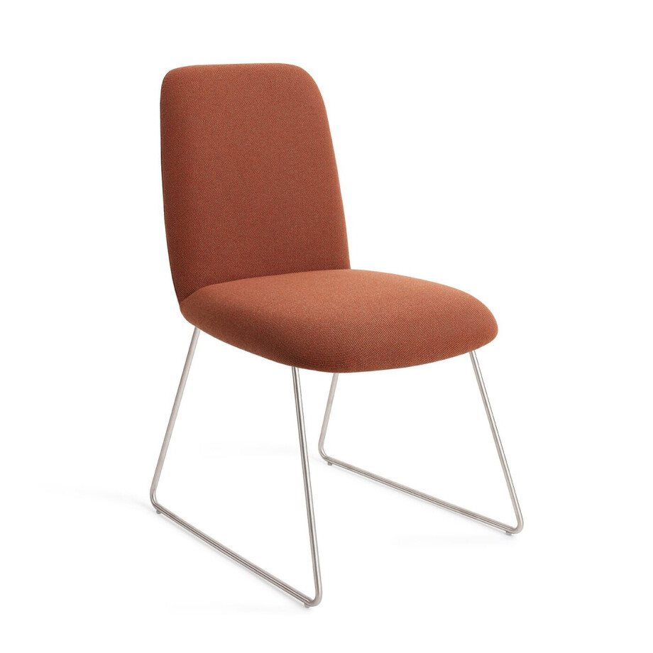 Jesper Home Eetkamerstoel 'Taiwa' Slide Steel, kleur Hearth Harmony afbeelding 1