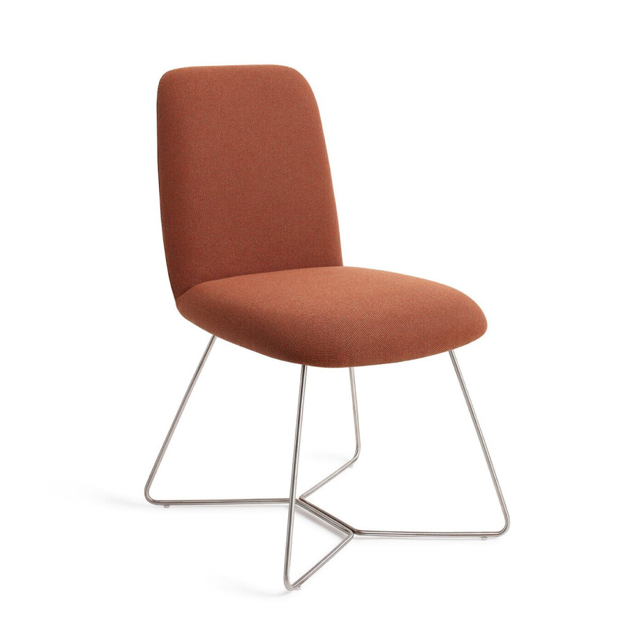 Jesper Home Eetkamerstoel 'Taiwa' Beehive Steel, kleur Hearth Harmony afbeelding 1