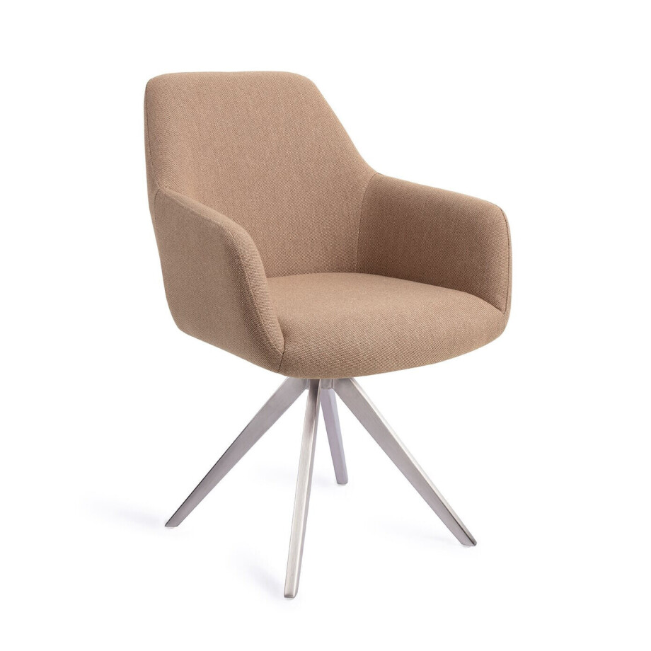 Jesper Home Eetkamerstoel 'Hiroo' Draaibaar, Turn Steel, kleur Whisper Wheat afbeelding 1