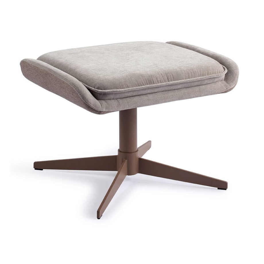 Jesper Home Hocker 'Oketo' kleur No Grey Mouse afbeelding 1