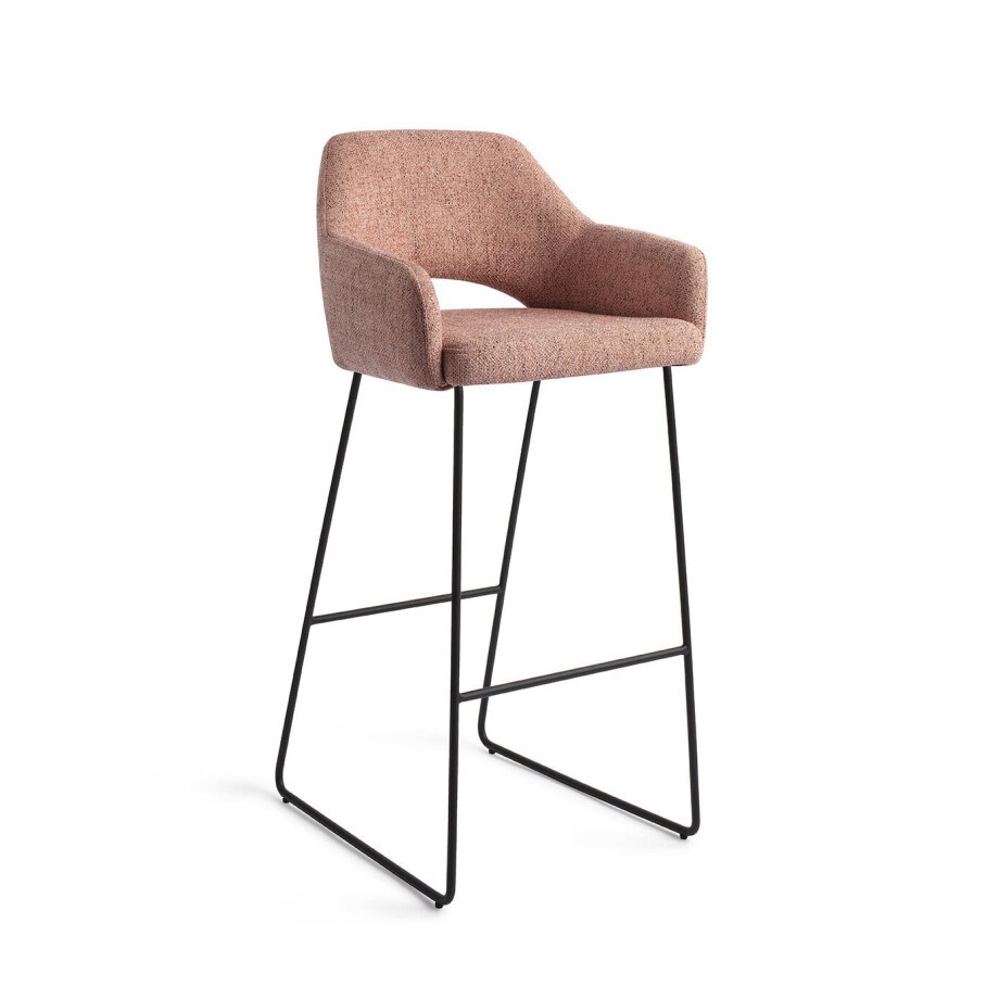 Jesper Home Barkruk 'Yanai' Slide Black, kleur Pink Punch (zithoogte 75cm) Jesper Home Barkruk 'Yanai' Slide Black, kleur Pink Punch (zithoogte 75cm) afbeelding 1